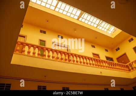 a beautiful balcony of house in rajasthan Stock Photo