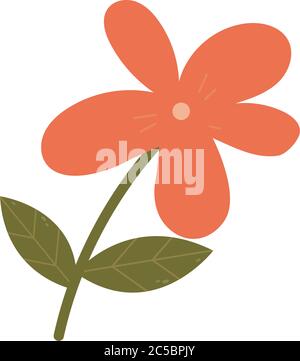 Isolated beauty flower Stock Vector