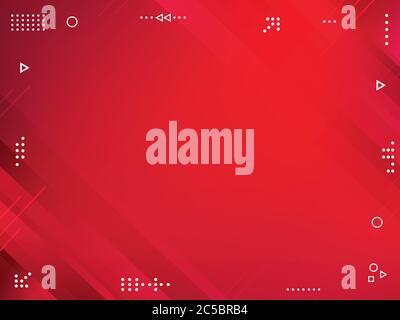 Abstract technology theme colorful gredient red color tone layers pattern background EPS10 vector illustration graphic design. Stock Vector