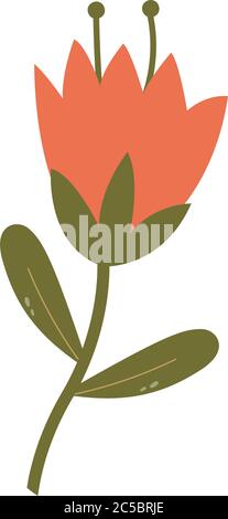 Isolated beauty flower Stock Vector