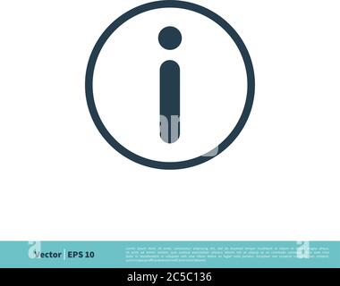 Information Icon Vector Logo Template Illustration Design. Vector EPS 10. Stock Vector