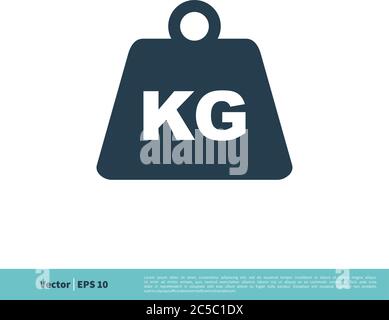 Dumbbell Icon Vector Logo Template Illustration Design. Vector EPS 10. Stock Vector