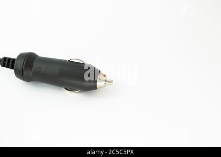charging a cigarette lighter on white background Stock Photo