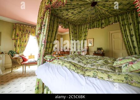 The Old Rectory, a former rectory established in the 1500's next to it's church in Woolaston, Forest of Dean. No a country home holiday rental Stock Photo