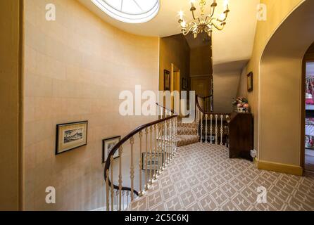 The Old Rectory, a former rectory established in the 1500's next to it's church in Woolaston, Forest of Dean. No a country home holiday rental Stock Photo