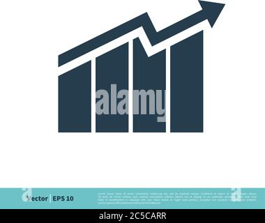 Info graphic Finance Statistic Icon Vector Logo Template Illustration Design. Vector EPS 10. Stock Vector
