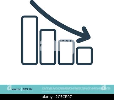 Info graphic Finance Statistic Icon Vector Logo Template Illustration Design. Vector EPS 10. Stock Vector
