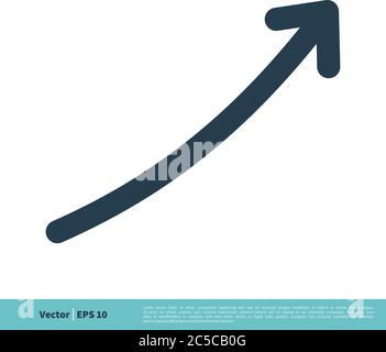 Arrow Icon Vector Logo Template Illustration Design. Vector EPS 10. Stock Vector