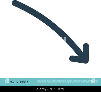 Arrow Icon Vector Logo Template Illustration Design. Vector EPS 10. Stock Vector