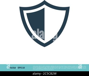 Shield Icon Vector Logo Template Illustration Design. Vector EPS 10. Stock Vector