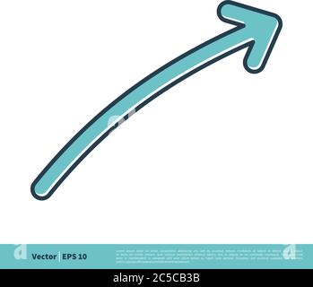 Arrow Icon Vector Logo Template Illustration Design. Vector EPS 10. Stock Vector