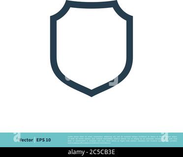 Shield Icon Vector Logo Template Illustration Design. Vector EPS 10. Stock Vector