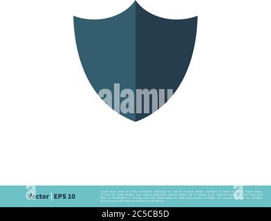 Shield Icon Vector Logo Template Illustration Design. Vector EPS 10. Stock Vector