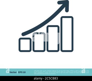 Info graphic Finance Statistic Icon Vector Logo Template Illustration Design. Vector EPS 10. Stock Vector