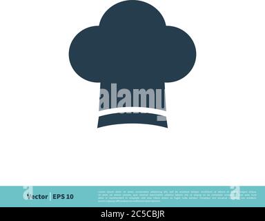 Chef Hat Icon Vector Logo Template Illustration Design. Vector EPS 10. Stock Vector