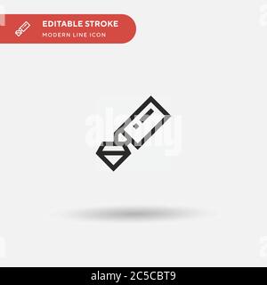 Tester Simple vector icon. Illustration symbol design template for web mobile UI element. Perfect color modern pictogram on editable stroke. Tester icons for your business project Stock Vector