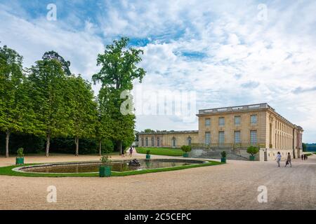 Grand Trianon Palace in Versailles Stock Photo