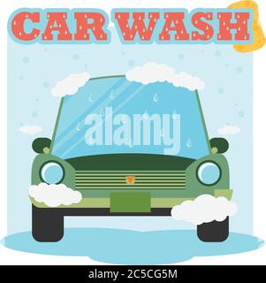 car wash Stock Vector