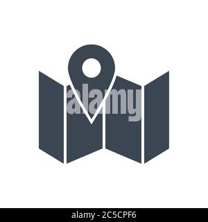 Local SEO Vector Glyph Icon Stock Vector