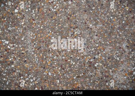 floor made from small stones. Background and texture gor your design Stock Photo