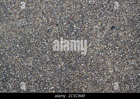 Road made from small stones. Texture and background for your design Stock Photo