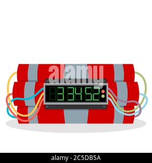 Ticking time bomb Stock Vector