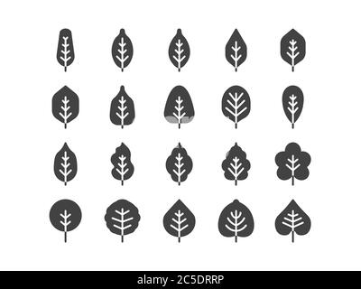 Spring Solid Glyphe line Icon Set Spring Concept Minimal Style Illustration Vector EPS 10. Stock Vector