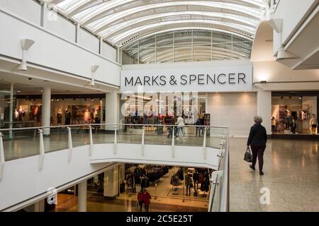 Marks & Spencer store at  The Mall at Cribbs Causeway, Bristol, UK Stock Photo