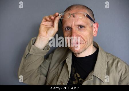 Portrait of Tommaso Labranca 11/05/2008 ©Basso CANNARSA/Opaleå© BASSO CANNARSA Stock Photo