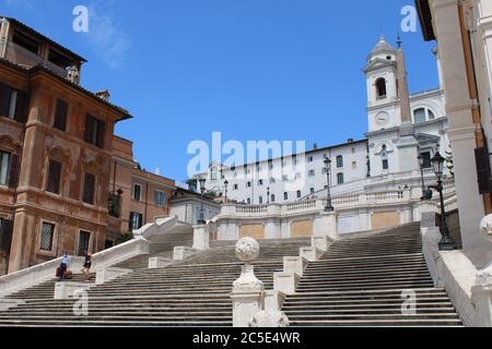 spanish steps a famous tourist destination and landmark in rome italy Stock Photo