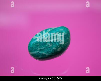 Amazonite, also known as Amazonstone, is a green tectosilicate mineral ...