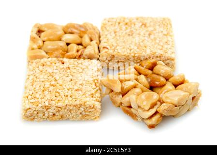 Oriental sweets on a white background Stock Photo