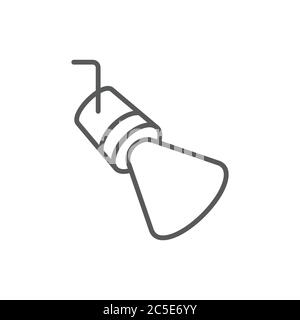 Scenic spotlight icon vector isolated on white background Stock Vector