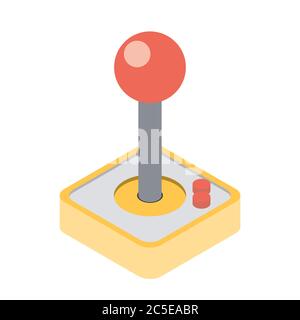 Computer Video Game Joystick. Vector illustration Stock Vector