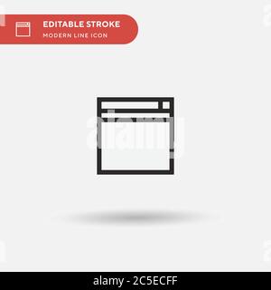 Shopping Simple vector icon. Illustration symbol design template for web mobile UI element. Perfect color modern pictogram on editable stroke. Shopping icons for your business project Stock Vector