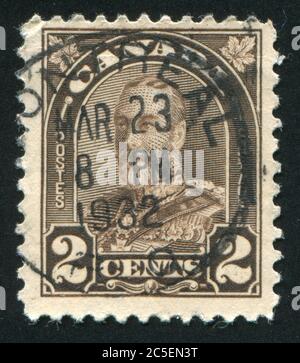 CANADA - CIRCA 1929: stamp printed by Canada, shows King George V, circa 1929 Stock Photo