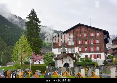 William Tell chapel, Bürglen, Kanton Uri, Switzerland, Schweiz, Suisse, Svájc, Europe Stock Photo
