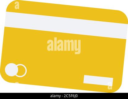 Credit Card Symbol ATM Plastic Payment Icon Stock Vector