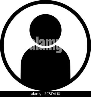 white, black, website, round, user icon, user experience, user interface, no photo, anonymous, worker, admin, app, avatar, business, button, character Stock Vector