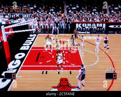 NBA In The Zone '99 - Sony Playstation 1 PS1 PSX - Editorial use only Stock Photo