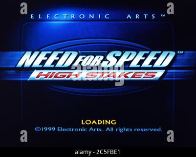 Road & Track presents The Need for Speed - Sony Playstation 1 PS1 PSX -  Editorial use only Stock Photo - Alamy