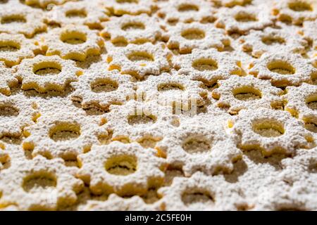 Christmas Bakery Mozart Cookies. Homemade Cookies in Lower Bavaria Germany Stock Photo