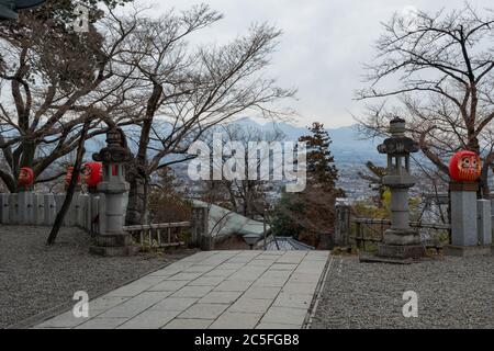 The Shōrinzan Daruma-ji Temple: a Buddhist temple of the Obaku Zen School and home of the Daruma dolls. Takasaki, Japan. Stock Photo