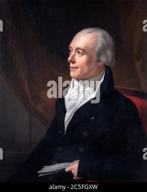 Portrait of Spencer Perceval (1762–1812), George Francis Joseph Spencer Perceval (1762 – 1812) British Tory statesman who served as Prime Minister of the United Kingdom from October 1809 until his assassination in May 1812. Stock Photo