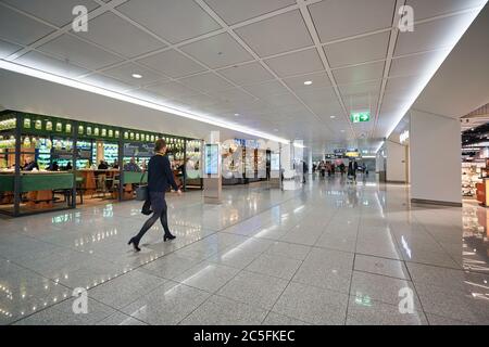 MUNICH, GERMANY - CIRCA JANUARY, 2020: interior shot of Munich Airport. Stock Photo