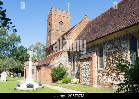 St Mary Magdalene Church, Rectory Close, Littleton, Surrey, England, United Kingdon Stock Photo