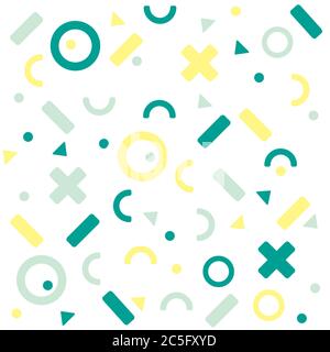 Colorful abstract geometric background. Seamless pattern. Vector illustration Stock Vector