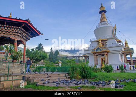 The National Memorial Chorten in Thimphu Stock Photo