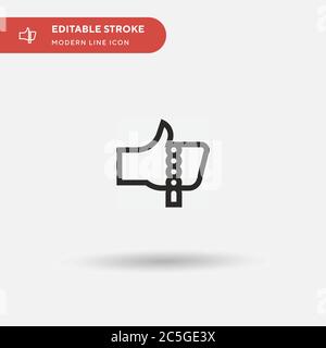Beads Simple vector icon. Illustration symbol design template for web mobile UI element. Perfect color modern pictogram on editable stroke. Beads icons for your business project Stock Vector