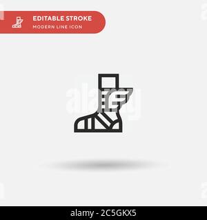 Hermes Simple vector icon. Illustration symbol design template for web mobile UI element. Perfect color modern pictogram on editable stroke. Hermes icons for your business project Stock Vector